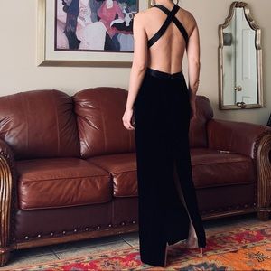 Vintage Velvet gown.